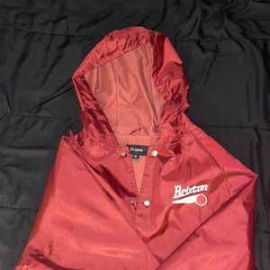 Brixton windbreaker maroon, pet/smoke free home. Also selling Nike wind breaker!